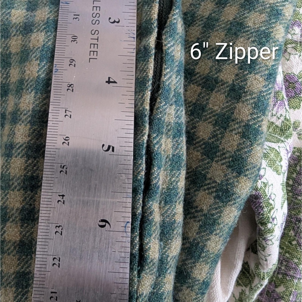 Vintage Pendleton Wool Skirt Grandma Librarian Lined 25" Waist Twee Rockabilly - Picture 9 of 10